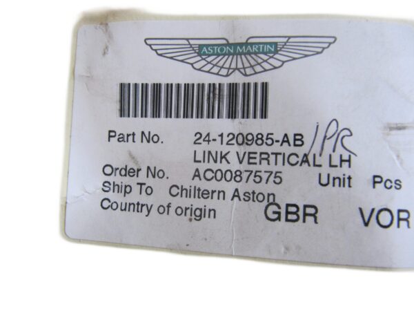 Aston Martin DB7 Vantage LH Vertical Link 24 120985 AB PRc Chiltern Aston